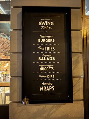 sign  at Swing Kitchen - Laupenstraße in Bern