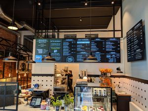 inside cashdesk at Swing Kitchen - Laupenstraße in Bern