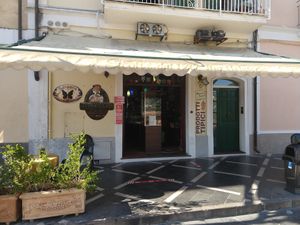 Outside at Gelateria Sicoli in Amantea