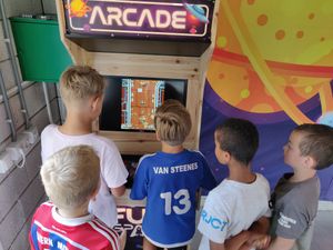 Play arcade games in the Fun Zone. at FunSpace Lasergame in Nijmegen