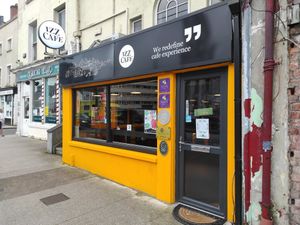 Outside at Izz Cafe in Cork
