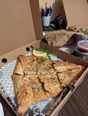 Spinach dish at Izz Cafe in Cork