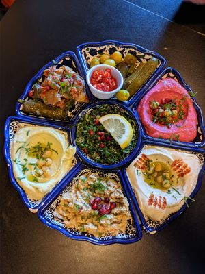 Sharing taster appetiser. Great for groups! at Izz Cafe in Cork