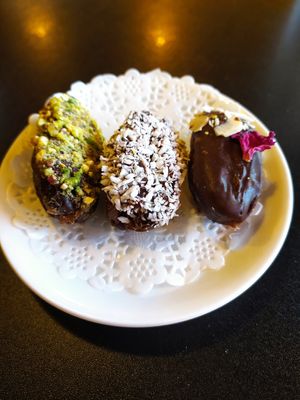 Stuffed dates at Izz Cafe in Cork