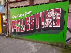 Outside at Izz Cafe in Cork