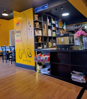 Interior, recent expansion at Izz Cafe in Cork