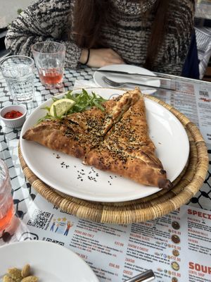 Spinach pastry  at Izz Cafe in Cork