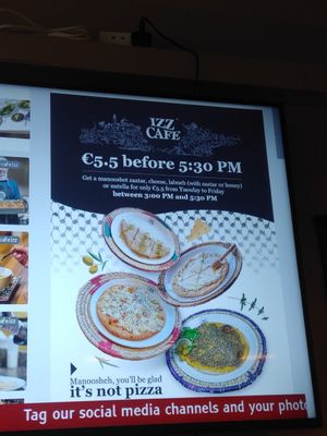 Special deal at Izz Cafe in Cork