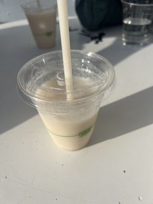 Cocoa fruit smoothie   at Dandelion Chocolate - 16th Street Factory in San Francisco