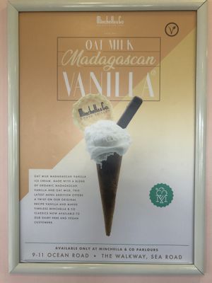 Oat millk vegan cone  at Minchella & Co - Sea Road in South Shields