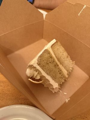 Lemon and lavender cake  at Tasty Harmony in Fort Collins