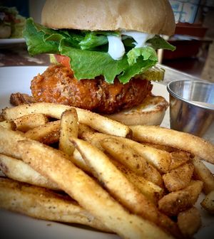Hot crispy chicken, buffalo yummy-ness !   at Tasty Harmony in Fort Collins