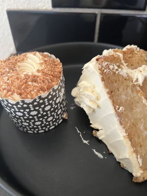 Toasted coconut cupcake, tres leches cake both amazing   at Tasty Harmony in Fort Collins