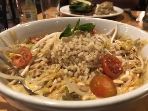 Coconut curry at Tasty Harmony in Fort Collins