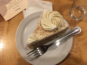 Vegan Pumpkin Spice Cake at Tasty Harmony in Fort Collins