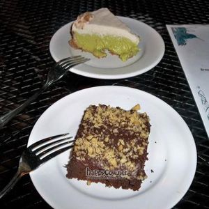 Raw Key Lime Pie & Brownie w/Chocolate Ganache (both vegan) at Tasty Harmony in Fort Collins