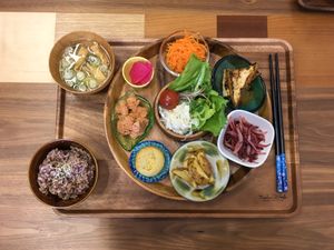 Daily Vegan Plate, ¥1,300 at Natural Cafe Viento in Zushi