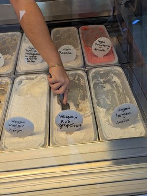 Vegan options at I Scream  in Kefalonia