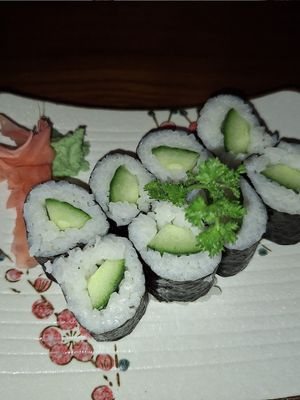 Cucumber maki at Eat Tokyo in Dublin