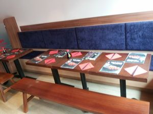 Seating at Eat Tokyo in Dublin