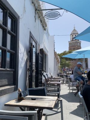   at Bar La Galeria in Lanzarote