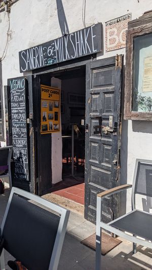  at Bar La Galeria in Lanzarote