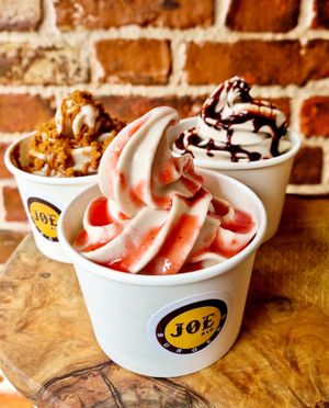 Non Dairy Soft Serve  at Joe & Co Burgers in South West London