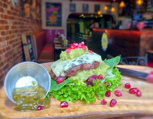 Bunless Vegan at Joe & Co Burgers in South West London