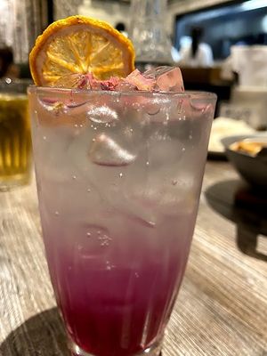 Butterfly tea lemonade  at Laos in Town in Washington
