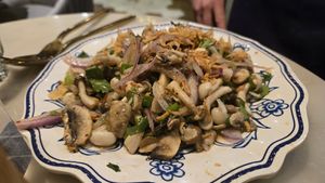 Laab hed at Laos in Town in Washington