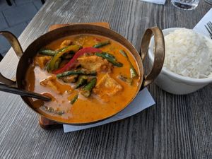 Tofu Curry at Laos in Town in Washington