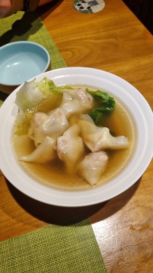 Soup dumplings (after we ate 2 haha) at A Lotus on the Water 清水荷花 - 文殊坊店 in Chengdu