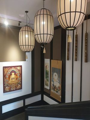 restaurant on the second floor at A Lotus on the Water 清水荷花 - 文殊坊店 in Chengdu