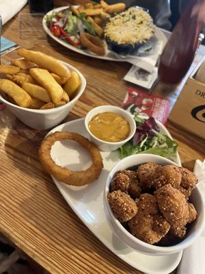 Cauliflower bites  at Fishermans Return in Great Yarmouth