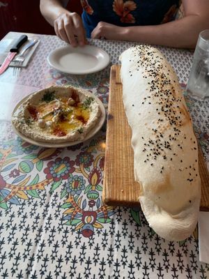 Hummus appetizer  at Ali Baba in San Juan