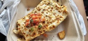 Vegan breakfast burrito at Rowley Inn in Cleveland