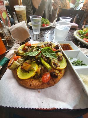 Vegan Pizza at Urth Caffe in Beverly Hills