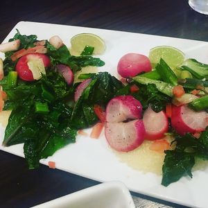 Vegetales y Casabe at COPA in Durham