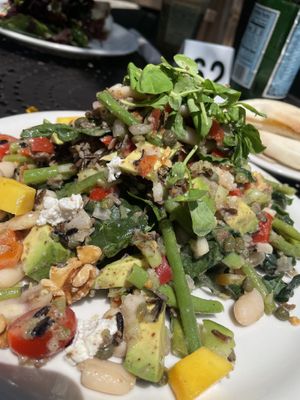 Paradise salad -vegan at Urth Caffe in West Hollywood