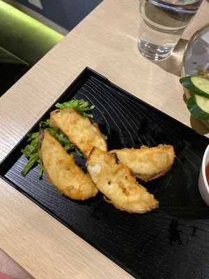 Fried eggplant at Kusa Japanese Vegan- Bukit Bintang in Kuala Lumpur