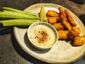 Fried tempeh at Kusa Japanese Vegan- Bukit Bintang in Kuala Lumpur