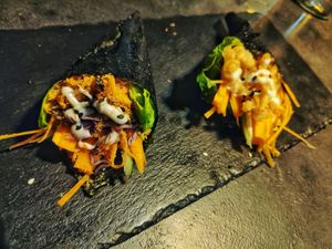 Rolled seaweed maki at Kusa Japanese Vegan- Bukit Bintang in Kuala Lumpur