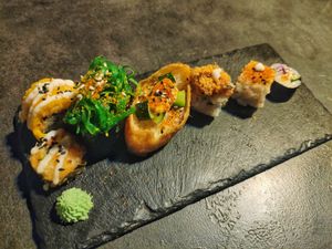 Sushi mix at Kusa Japanese Vegan- Bukit Bintang in Kuala Lumpur