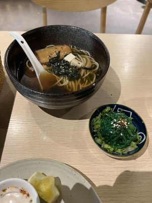 Ramen and chuka wakame  at Kusa Japanese Vegan- Bukit Bintang in Kuala Lumpur