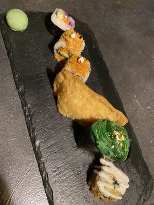 Sushi set!  at Kusa Japanese Vegan- Bukit Bintang in Kuala Lumpur