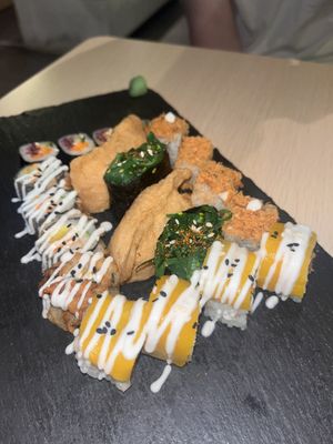 Mixed platter  at Kusa Japanese Vegan- Bukit Bintang in Kuala Lumpur