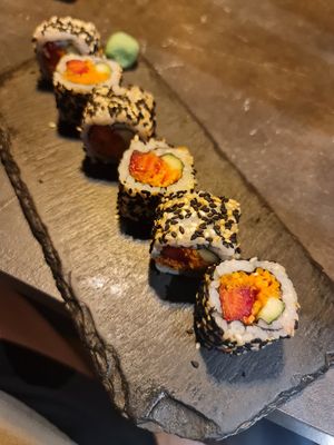 Strawberry sushi ~ 14/4/23 at Kusa Japanese Vegan- Bukit Bintang in Kuala Lumpur
