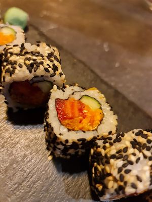 Strawberry sushi ~ 14/4/23 at Kusa Japanese Vegan- Bukit Bintang in Kuala Lumpur