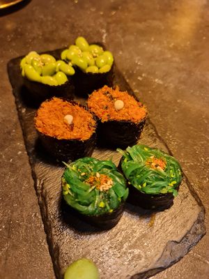 Assorted Gunkan ~ 14/4/23 at Kusa Japanese Vegan- Bukit Bintang in Kuala Lumpur