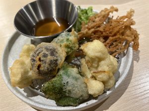 Tempura Vegetables   at Kusa Japanese Vegan- Bukit Bintang in Kuala Lumpur